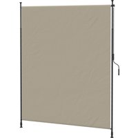 Outsunny Senkrechtmarkise 200 x 292 cm vertikale Markise einziehbarer Sonnenschutz verstellbare Seitenmarkise Windschutz aus Aluminium in Sand Aosom.de Outsunny Senkrechtmarkise 200 x 292 cm vertikale Markise einziehbarer Sonnenschutz verstellbare Seitenmarkise Windschutz aus Aluminium in Sand Aosom.de von Outsunny