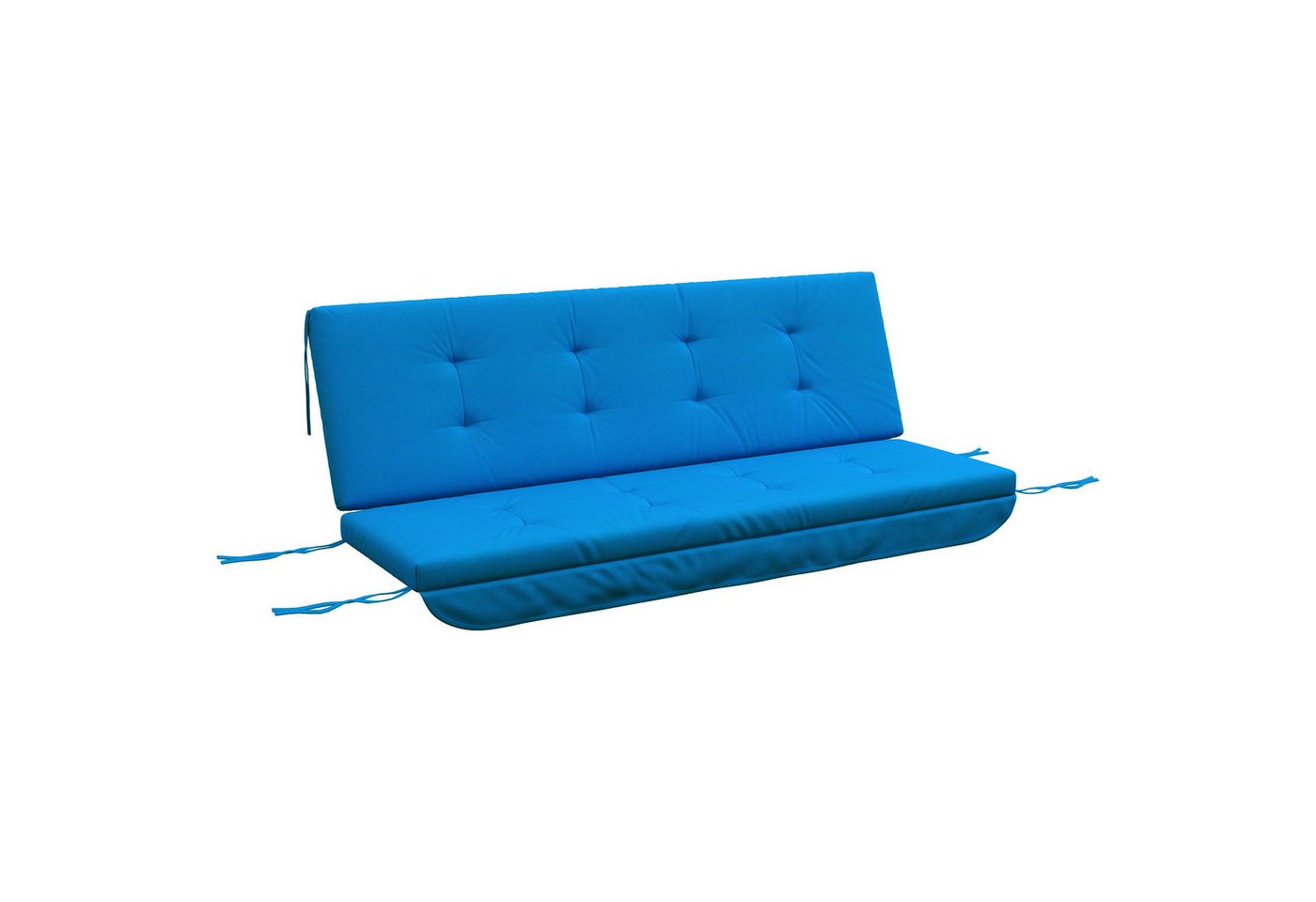 Outsunny Sitzkissen Auflagen-Set für Hollywoodschaukel 170 cm Gartenschaukel, Blau 170L x 100B x 8H cm von Outsunny