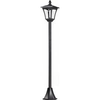 Outsunny Solar Gartenlaterne Laterne Wegleuchte mit LED 40 Lumen Schwarz 18 x 18 x 160cm von Outsunny