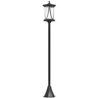 Outsunny Solar Straßenlaterne LED, IP44, ABS, 17B x 17T x 127H cm, mit Kaltweiß LED Licht, Lichtsensor, wasserdicht, für Außen, Schwarz Aosom Outsunny Solar Straßenlaterne LED, IP44, ABS, 17B x 17T x 127H cm, mit Kaltweiß LED Licht, Lichtsensor, wasserdicht, für Außen, Schwarz Aosom von Outsunny