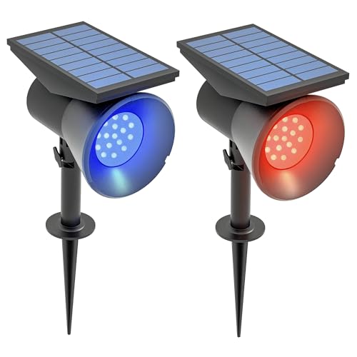 Outsunny Solarleuchten, 2 Stück Solarlampen, Solar Gartenleuchte mit 2 Lichtfarben, Boden-/Wandmontage, IP54 Wasserdicht für Balkon, Terrasse, Schwarz Outsunny Solarleuchten, 2 Stück Solarlampen, Solar Gartenleuchte mit 2 Lichtfarben, Boden-/Wandmontage, IP54 Wasserdicht für Balkon, Terrasse, Schwarz von Outsunny