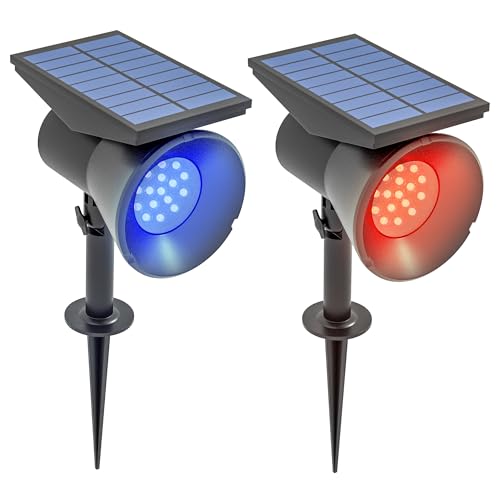 Outsunny Solarleuchten, 2 Stück Solarlampen, Solar Gartenleuchte mit 2 Lichtfarben, Boden-/Wandmontage, IP54 Wasserdicht für Balkon, Terrasse, Schwarz Outsunny Solarleuchten, 2 Stück Solarlampen, Solar Gartenleuchte mit 2 Lichtfarben, Boden-/Wandmontage, IP54 Wasserdicht für Balkon, Terrasse, Schwarz von Outsunny