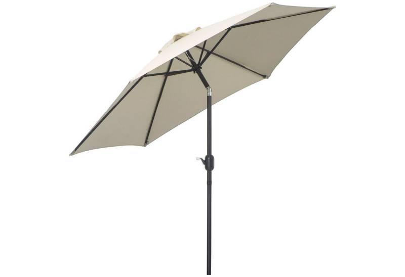 Outsunny Sonnenschirm Marktschirm mit Handkurbel, aus Alu 180/ Polyester, LxB: 260x260 cm, Marktschirm, Sonnenschirm, ohne Schirmständer Outsunny Sonnenschirm Marktschirm mit Handkurbel, aus Alu 180/ Polyester, LxB: 260x260 cm, Marktschirm, Sonnenschirm, ohne Schirmständer von Outsunny