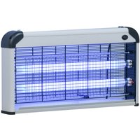 Outsunny UV-Insektenlampe Mückenabwehr elektrischer Insektenvernichter 30 W Schwarz Grau   Aosom von Outsunny