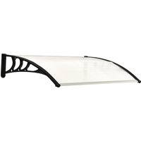 Outsunny Vordach Haustür Pultvordach Überdachung 120x75cm aus transparentem Polycarbonat für optimalen Wetterschutz Aosom.de Outsunny Vordach Haustür Pultvordach Überdachung 120x75cm aus transparentem Polycarbonat für optimalen Wetterschutz Aosom.de von Outsunny