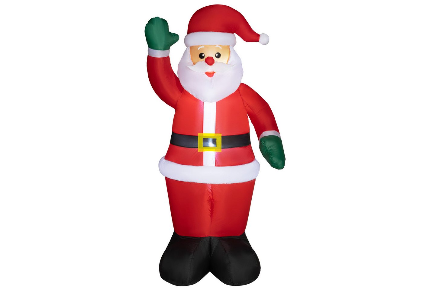 Outsunny Weihnachtsfigur 1,84 m, mit LED-Beleuchtung (Selbstaufblasende Weihnachtsbeleuchtung, 1 St., Aufblasbarer Weihnachtsdeko), für Innen- und Außenbereich von Outsunny