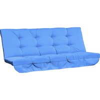 Sitzkissen blau Polyester B/H/L: ca. 100x8x170 cm von Outsunny