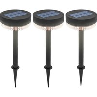 Solar-Gartenleuchte schwarz Kunststoff B/H/L: ca. 13x39,5x13 cm von Outsunny