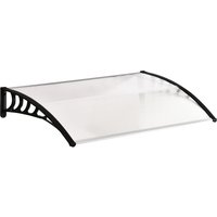 Vordach für Haustür Überdachung 90 x 150cm Haustürdach aus Polycarbonat von Outsunny