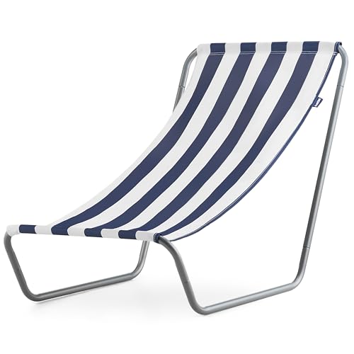 Outtec® Strandstuhl, Strandsessel, Strandkorb - bis 100 kg - mit Tasche - Angelstuhl, Gartenstuhl, Leicht Camping Stuhl für Garten, Balkon, Strand von Outtec