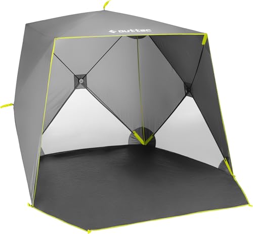 Outtec Shade Camp Angelzelt 210x210x160 cm Wasserdicht, Schnellaufbau Wurfzelt mit Quick-Set-System, UV30+ Sonnenschutz, 360° Belüftung, Leicht, Kompakt, Stabil, Camping & Angel Zubehör Outtec Shade Camp Angelzelt 210x210x160 cm Wasserdicht, Schnellaufbau Wurfzelt mit Quick-Set-System, UV30+ Sonnenschutz, 360° Belüftung, Leicht, Kompakt, Stabil, Camping & Angel Zubehör von Outtec