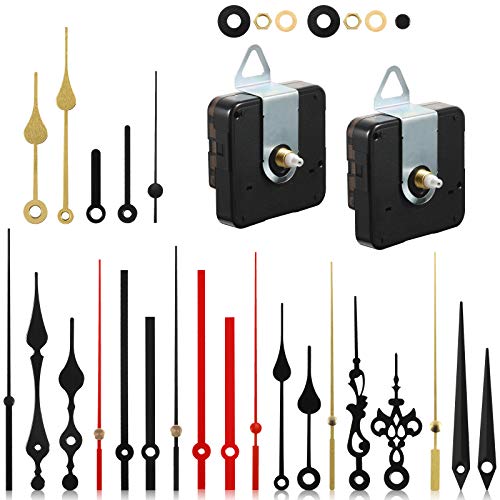 2 Stücke Quarz Uhr Uhrwerk Mechanismen Nicht Tickender Uhr Mechanismus mit 8 Uhrzeigern Sets von DIY Uhrwerk Kits Ersatz von Outus