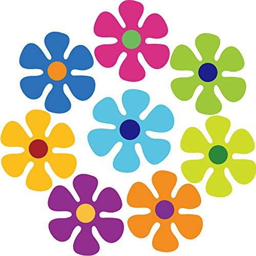 Magnetische Autodekoration Blumen 60 Bunt für Whiteboard Kühlschrank 20,3 x 9,9 cm von Outus