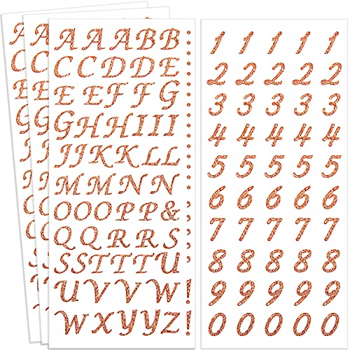 8 Stück, Blätter Buchstaben-Aufkleber Selbstklebende  Vinyl-Buchstaben-Alphabet-Nummern-Aufkleber-Aufkleber Für Schilder, Tür,  Auto, Busine
