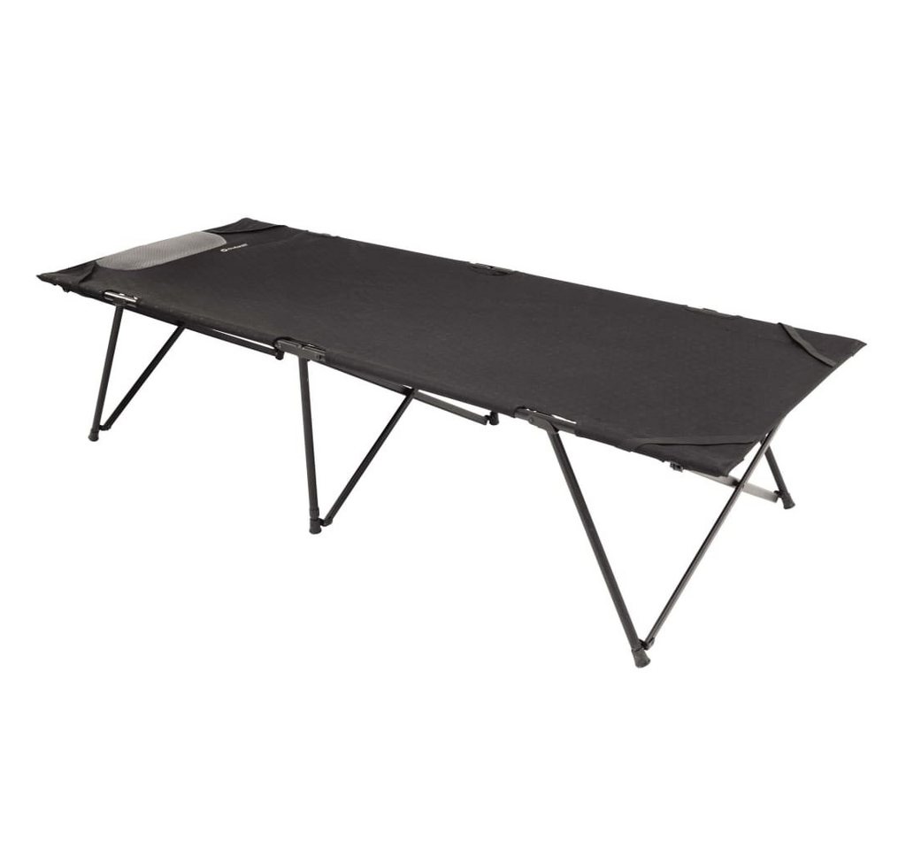 Outwell Feldbett Campingbett Posadas Einzeln XL Schwarz Stahl 470330 von Outwell