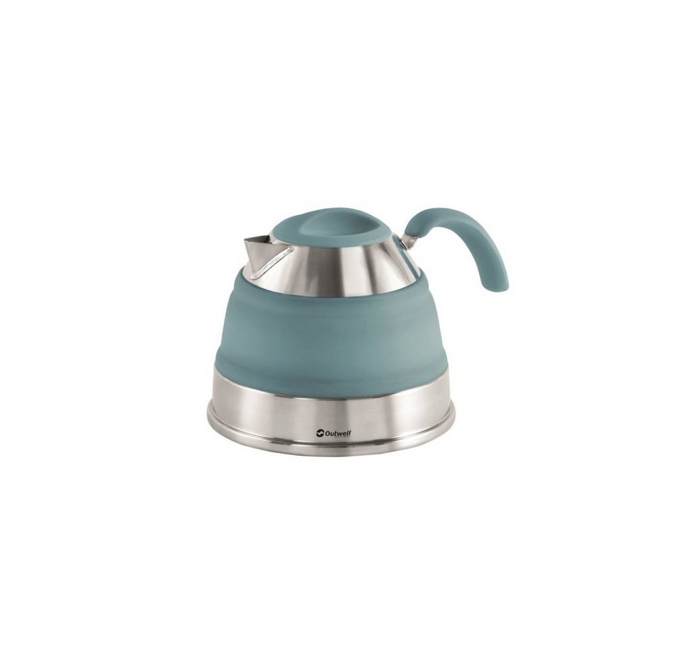 Outwell Geschirr-Set Collaps Kettle 1,5 L, Silikon und rostfreier Stahl von Outwell