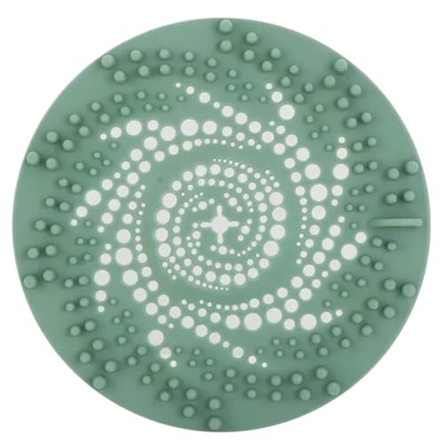 Ouxk 1Pcs Silikon Abflusssieb Haushalt Dusche Boden Filter Waschbecken Siebe Haar Catcher for Küche Bad Zubehör(Green) von Ouxk