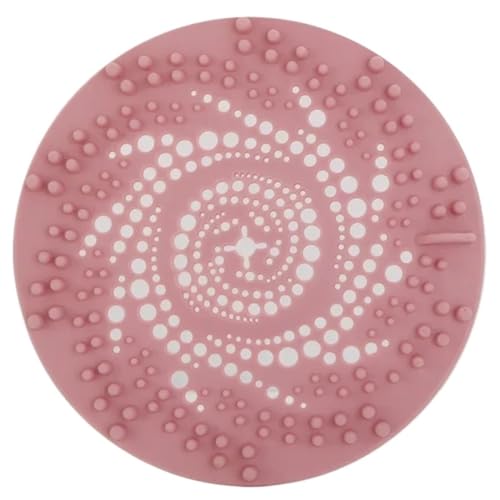 Ouxk 1Pcs Silikon Abflusssieb Haushalt Dusche Boden Filter Waschbecken Siebe Haar Catcher for Küche Bad Zubehör(Pink) von Ouxk