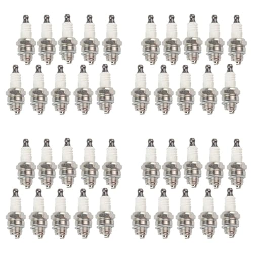 Ouxk 40Pcs L7T Zündkerze for Trimmer Gebläse Kettensäge Brushcutter Strimmer Rasenmäher Ouxk 40Pcs L7T Zündkerze for Trimmer Gebläse Kettensäge Brushcutter Strimmer Rasenmäher von Ouxk