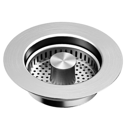 Ouxk Abflusssieb for Küchenspüle, Pop-Up-Spülbeckenstöpsel Aus Edelstahl, Verstopfungssicherer Spülbeckenstöpsel(US) von Ouxk