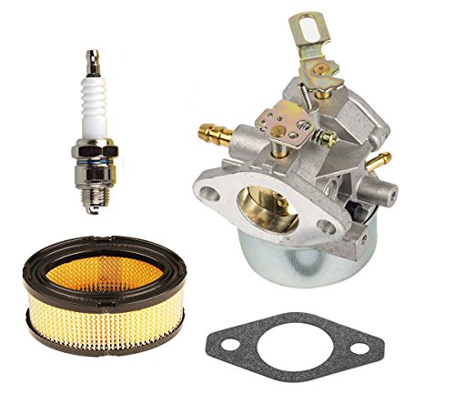 OuyFilters OxoxO Carburetor Carb Kit with 33263 Air Filter Compatible with Tecumseh 8HP 9HP 10HP HMSK80 HMSK90 Snow Blower Compatible with 640349 640052 640054 von OuyFilters