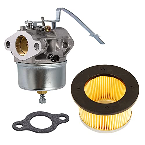 OxoxO Ersatz Vergaser mit Dichtung für Tecumseh 631918 HS40 4HP HS50 5HP Motor mit Luftfilter für 30727 30604 von OuyFilters