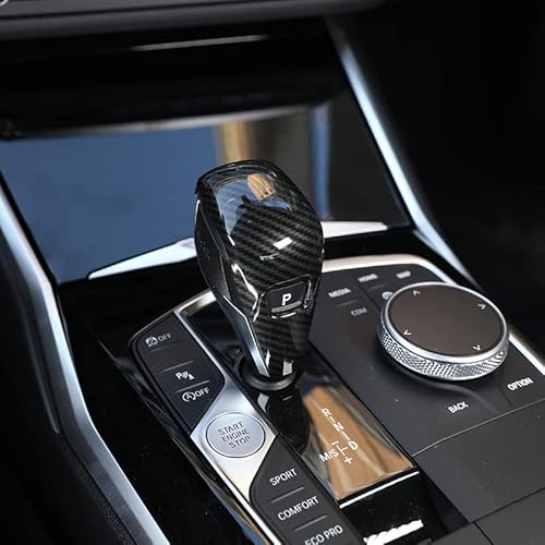 OuyOo Car Gear Shift Knob Head Parts Cover Trim for BMW 1 3 4 Series F40 G20 G21 G22 G23 G24 Z4 2020-21 Accessories von OuyOo