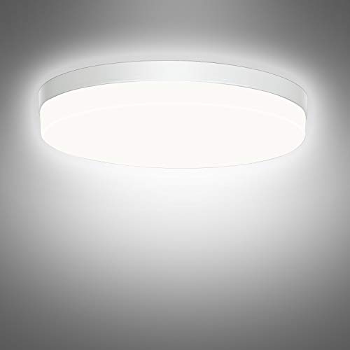 Ouyulong LED Deckenleuchte Rund, 36W 6500K 4250LM Deckenlampe Led, für Wohnzimmer, Schlafzimmer, Küche, Flur, Balkon, Esszimmer, Warmweißes Led Deckenleuchte Flach，Ø 23cm von Ouyulong