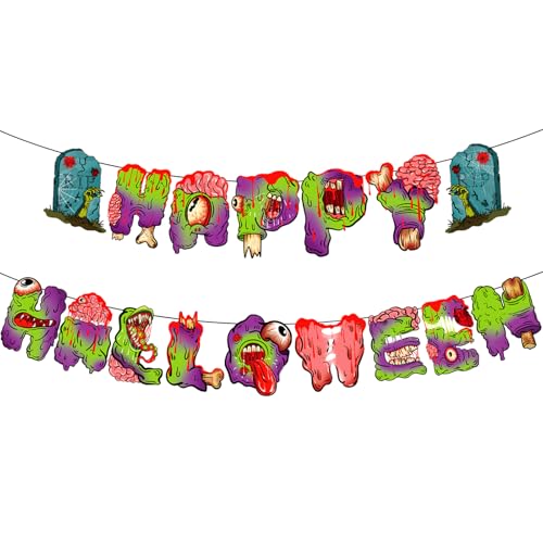 Ovanda Happy Halloween Banner,Papier Halloween Banner Tür,Girlande Deko Zaun,Garagentor Banners,Happy Halloweens Schild,Girlande Outdoor,Banners Party Deko Kinder und Erwachsene,Horror Party Girlandes Ovanda Happy Halloween Banner,Papier Halloween Banner Tür,Girlande Deko Zaun,Garagentor Banners,Happy Halloweens Schild,Girlande Outdoor,Banners Party Deko Kinder und Erwachsene,Horror Party Girlandes von Ovanda