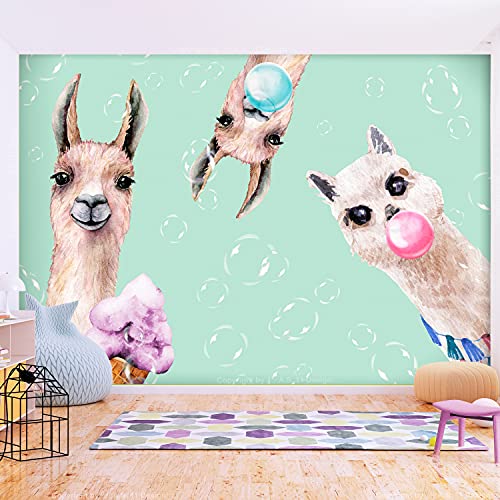 Ovegna Tapete – Crazy Llamas [450 x 315] von Ovegna