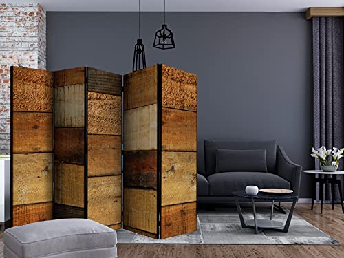 Paravent – Wooden Texturen II [Room Dividers] [225 x 172] Raumteiler Raumtrenner Trennwand von Ovegna