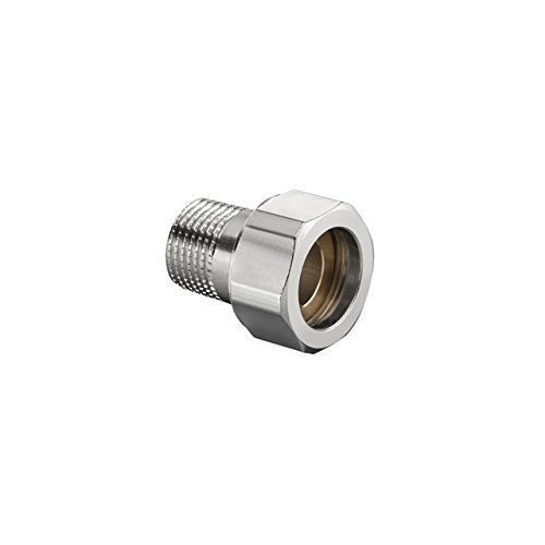 OVENTROP-Verschraubung, flachdichtend z.Heizkörper,DN15, 1/2" AG u.ÜM 3/4" IG von Oventrop
