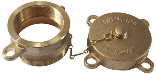 Oventrop 2010153 Füllrohrverschluss abschließbar 2" x 2 1/2", flach dichtend von Oventrop