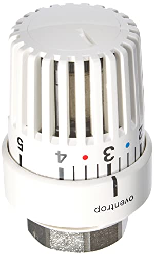 Oventrop LI Thermostatkopf, Weiß, 32x1mm, mit Einstellung „0“ || Temperaturbereich 7-28' C von Oventrop