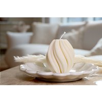 Sojakerze Swirl M von OverCandle