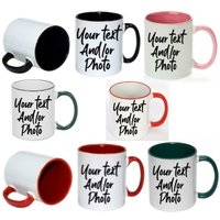 Farbiger Becher Individueller Personalisierter Ihr Design Hier Fotobecher Text Geschenk Für Frauen Geburtstagsgeschenk Männer Kostenloser Versand Farbiger Becher Individueller Personalisierter Ihr Design Hier Fotobecher Text Geschenk Für Frauen Geburtstagsgeschenk Männer Kostenloser Versand von OvercookedLondon