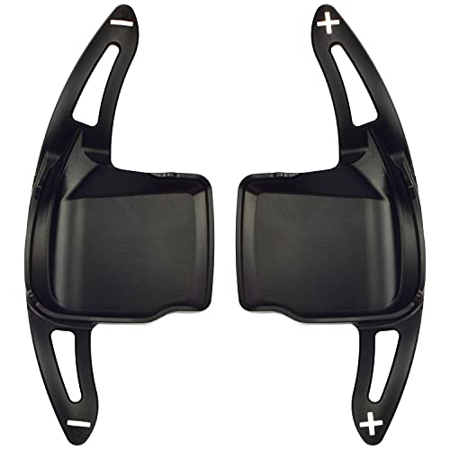 Overdrive-Racing Schaltwippen Verlängerung Kompatibel mit BMW 5er F07 F10 F11 F18, 6er F06 F12 F13, 7er F01 F02 F03 F04 Schwarz Alu Typ-C von Overdrive-Racing