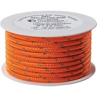 Reflektorschnur Safety Reflector L.100m D.8mm PES orange OVERMANN von Overmann