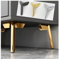 4 Stück Metall Möbelbeine Tischsofa Füße Küche Badezimmer Schrank Ständer, Diy Möbel Hardware von Overspeed
