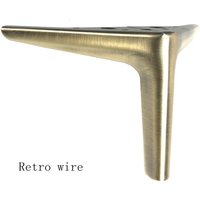 4 Stück Retro Möbel Beine Kohlenstoffstahl Hochleistungstisch Sofa Dreieck Füße Küche Metall Badezimmerschrank Schrankständer Unterstützung von Overspeed