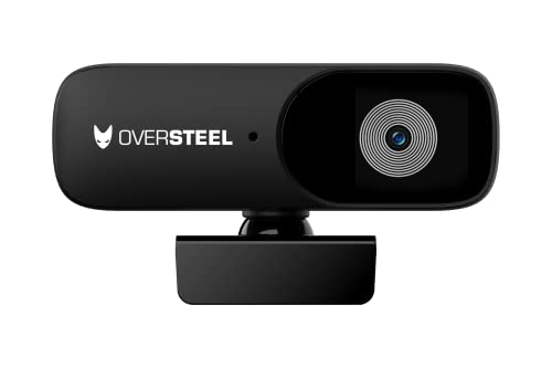 Oversteel - Bulat Webcam 1080P Full HD mit Mikrofon, 30fps, USB 2.0, Rauschunterdrückung, Videoanrufe, Aufnahmen, Konferenzen, PC/Mac/Tablet/Chromebook Oversteel - Bulat Webcam 1080P Full HD mit Mikrofon, 30fps, USB 2.0, Rauschunterdrückung, Videoanrufe, Aufnahmen, Konferenzen, PC/Mac/Tablet/Chromebook von Oversteel