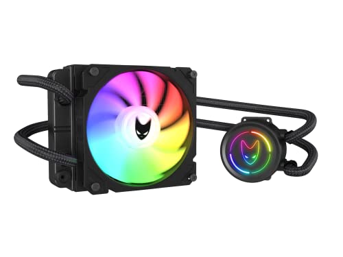 Oversteel - ZIRCON Flüssigkeitskühlung 120mm RGB, PWM-Lüfter 120mm RGB, TDP 170W, Kompatibel mit Intel und AMD AM4, Farbe Schwarz Oversteel - ZIRCON Flüssigkeitskühlung 120mm RGB, PWM-Lüfter 120mm RGB, TDP 170W, Kompatibel mit Intel und AMD AM4, Farbe Schwarz von Oversteel