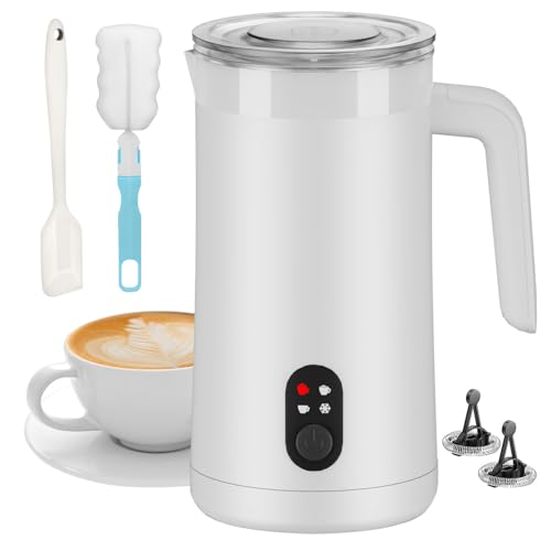 Ovetedot Milchaufschäumer, 400 ml Milchaufschäumer Elektrischer 4-in-1 für Heißen und Kalten Milchschaum von Ovetedot