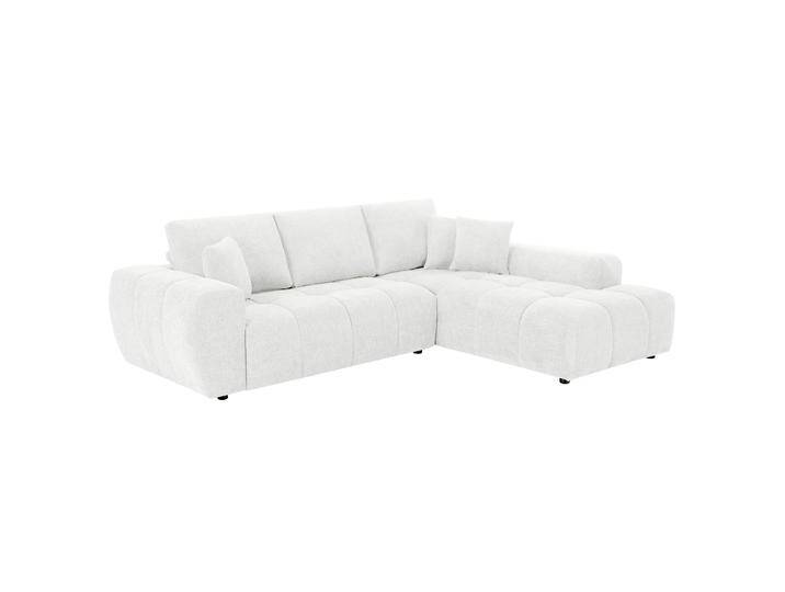 Ecksofa 3-Sitzer aus Polyester mit Chaiselongue rechts und Kissen von Oviala