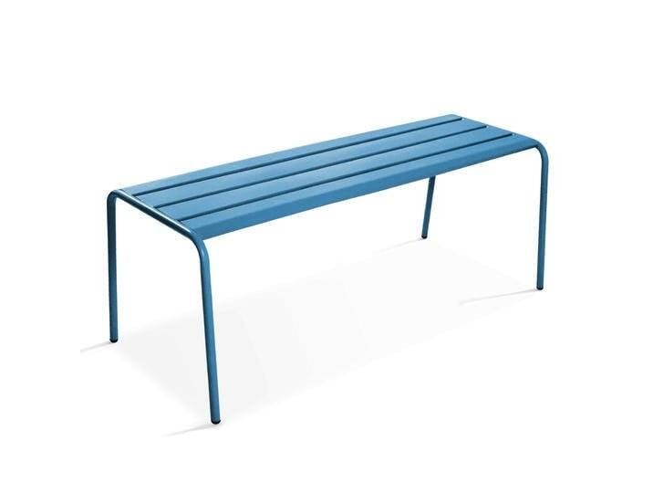 Gartenbank aus thermolackiertem Stahl von Oviala