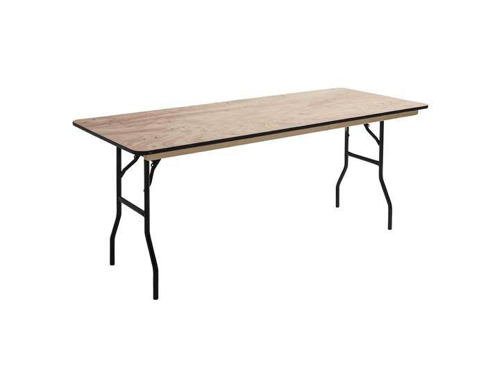 Klappbarer Holztisch 180 cm 8 Sitzplätze von Oviala