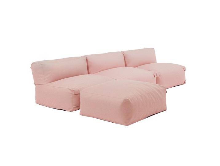 Modulare Gartenmöbel für 4 Personen bestehend aus 3 Sesseln und 1 Sitzsack Modulare Gartenmöbel für 4 Personen bestehend aus 3 Sesseln und 1 Sitzsack von Oviala