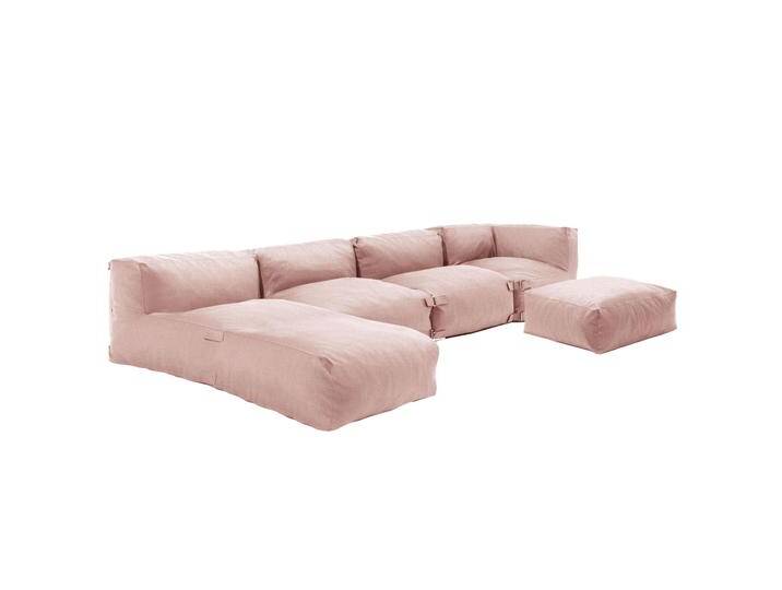 Modulare Gartenmöbel für 5 Personen bestehend aus 2 Kaminstühlen, 1 Ecksessel, 1 Chaiselongue und 1 Sitzsack Modulare Gartenmöbel für 5 Personen bestehend aus 2 Kaminstühlen, 1 Ecksessel, 1 Chaiselongue und 1 Sitzsack von Oviala