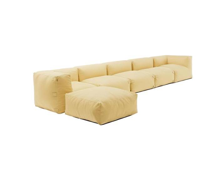 Modulare Gartenmöbel für 6 Personen bestehend aus 3 Sesseln, 2 Ecksesseln und 1 Sitzsack Modulare Gartenmöbel für 6 Personen bestehend aus 3 Sesseln, 2 Ecksesseln und 1 Sitzsack von Oviala