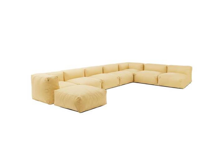 Modulare Gartenmöbel für 8 Personen bestehend aus 5 Sesseln, 2 Ecksesseln und 1 Sitzsack Modulare Gartenmöbel für 8 Personen bestehend aus 5 Sesseln, 2 Ecksesseln und 1 Sitzsack von Oviala